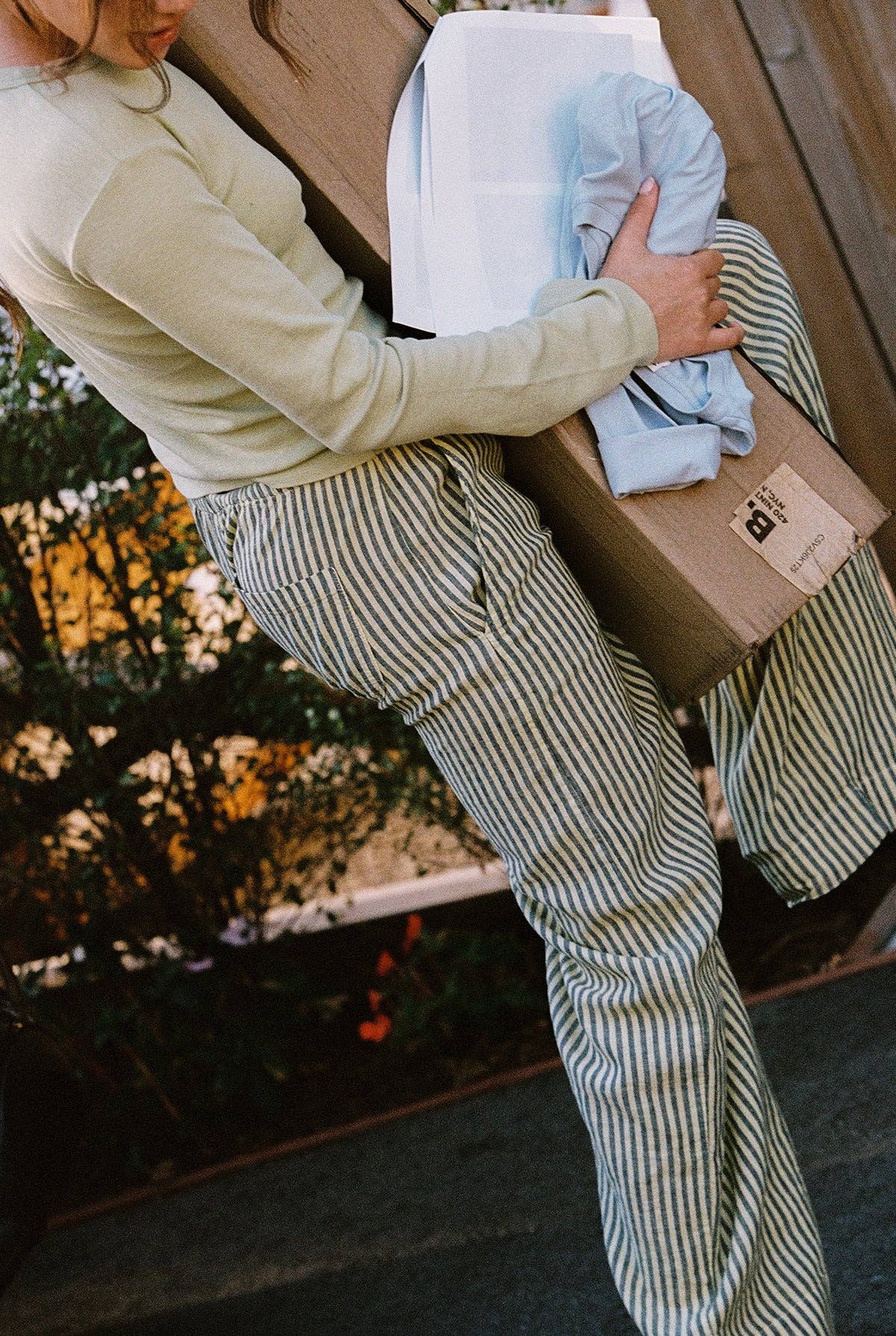 Laundered Stripe Pant