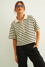 Stripe Polo Shirt
