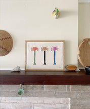 Palma Trio Block Art Print
