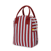 Zipper Lunch - Awning Stripe Chili Pepper