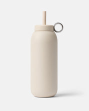Stainless Straw Cap Water Bottle | 32oz