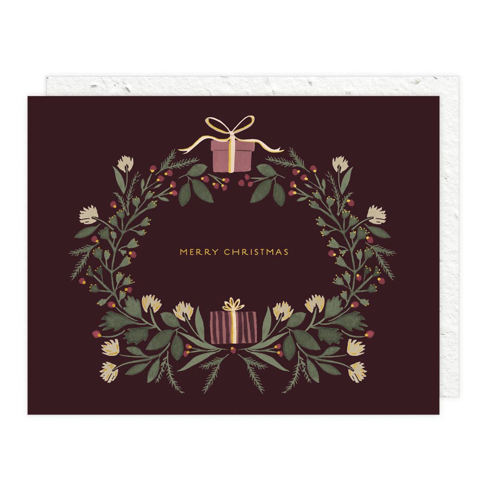Christmas Wreath Card