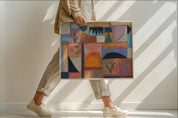 Southwestern Midcentury Collage Art Print