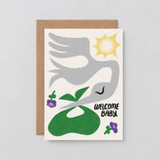 Welcome Baby Stork Card