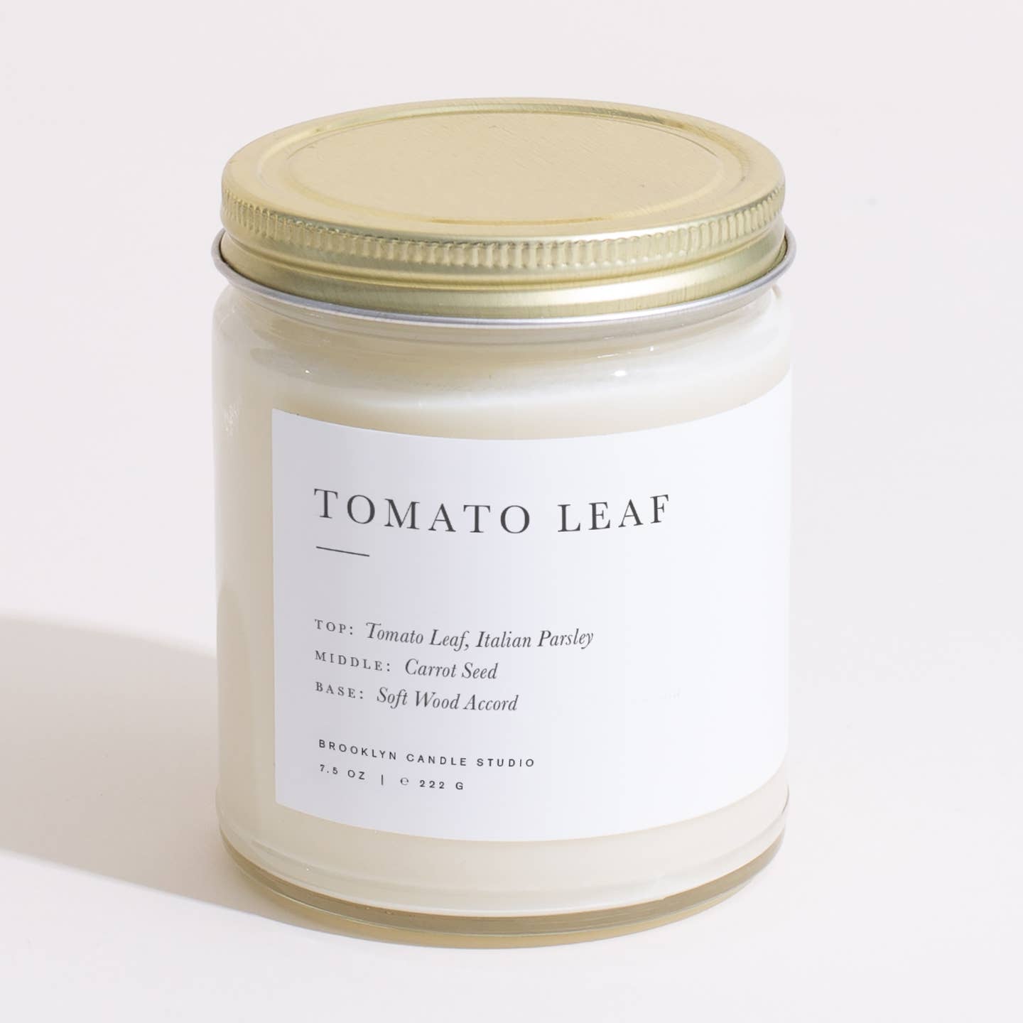 Tomato Leaf Jar Candle