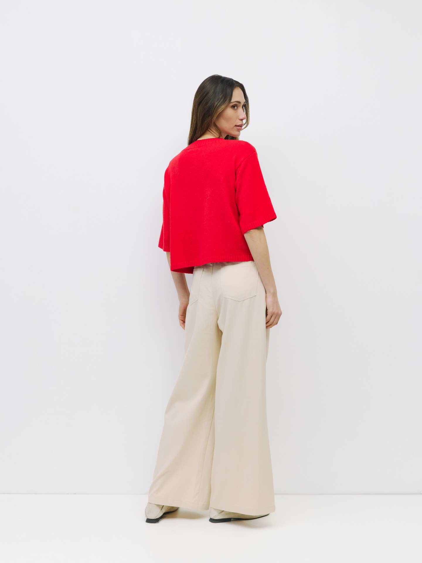 The Stacey Cardigan - Red