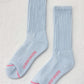 Baby Blue Ballet Socks