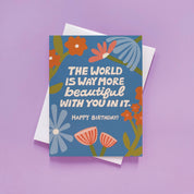 More Beautiful Birthday Card