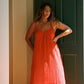 Organic Gauze Dress - Cherry