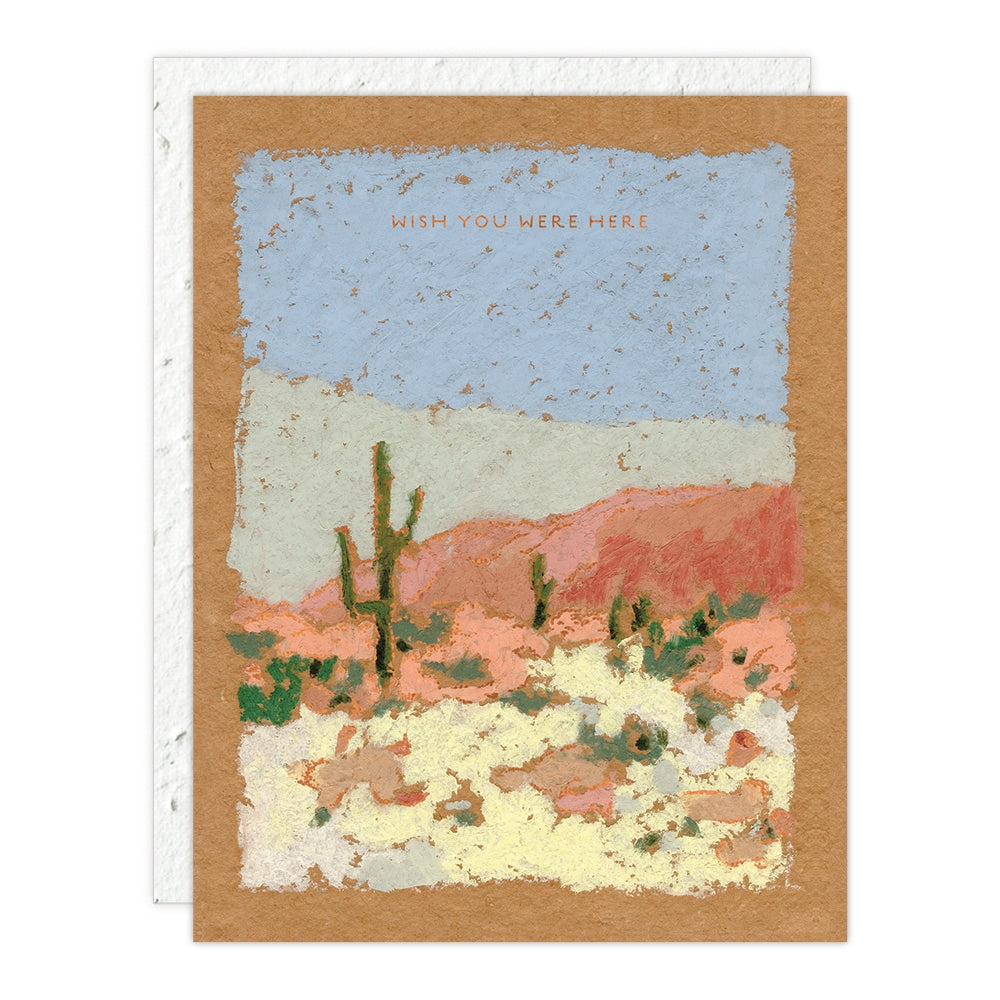 Wish You Were Here Saguaros Card