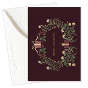 Christmas Wreath Mini Card