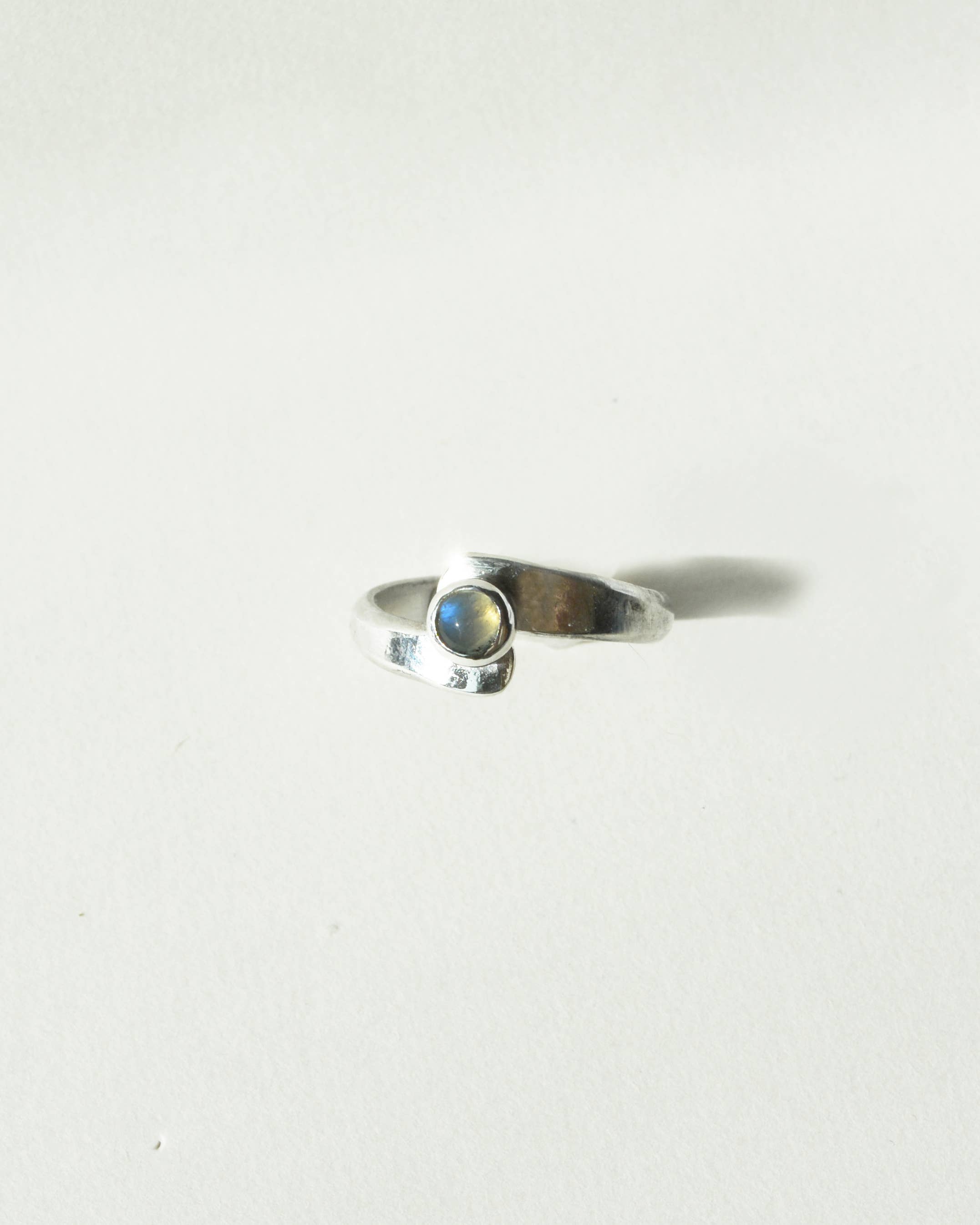 Silver Moonstone Ring