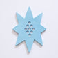 Sky Blue Star Flower Frog