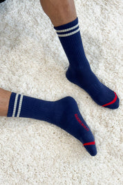 Mens Extended Boyfriend Socks