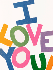 I Love You Crooked Card