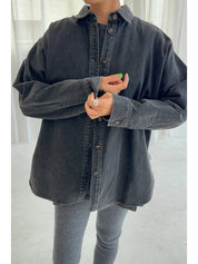 Theo Jacket - Black Denim