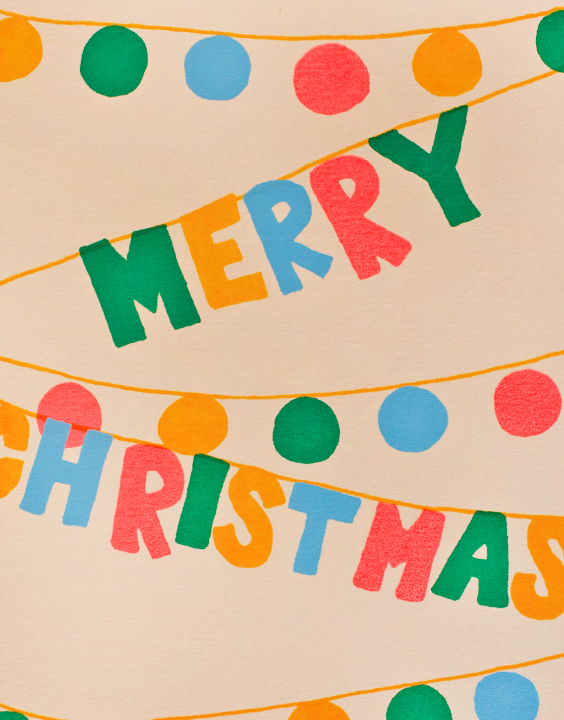 Merry Christmas Banner Card
