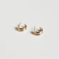 Mixed Metal Hoops