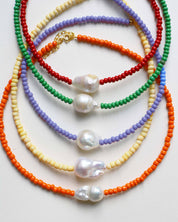 Gemma Pearl Necklace - Assorted Colors