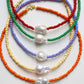 Gemma Pearl Necklace - Assorted Colors