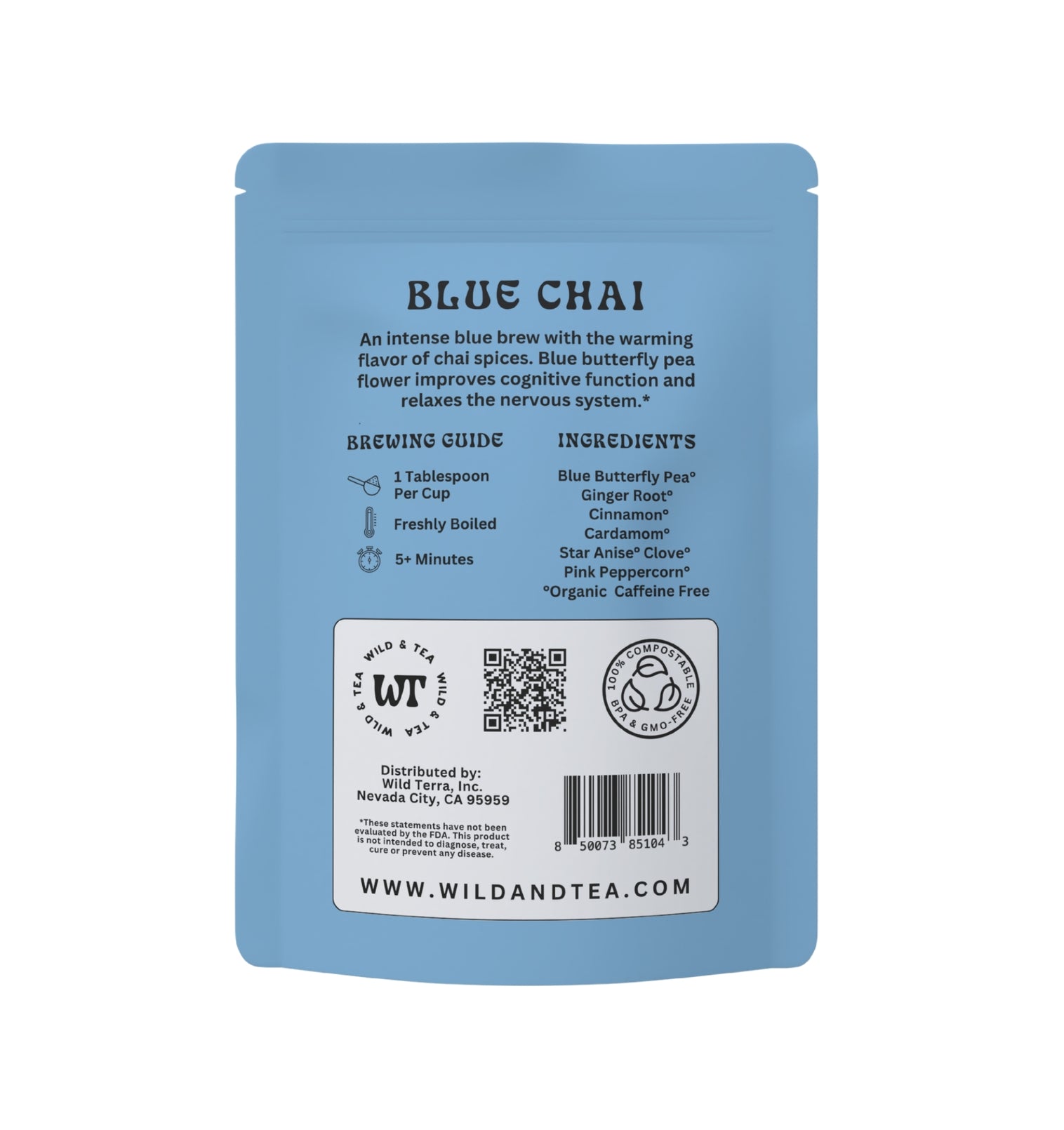 Blue Chai Herbal Tea