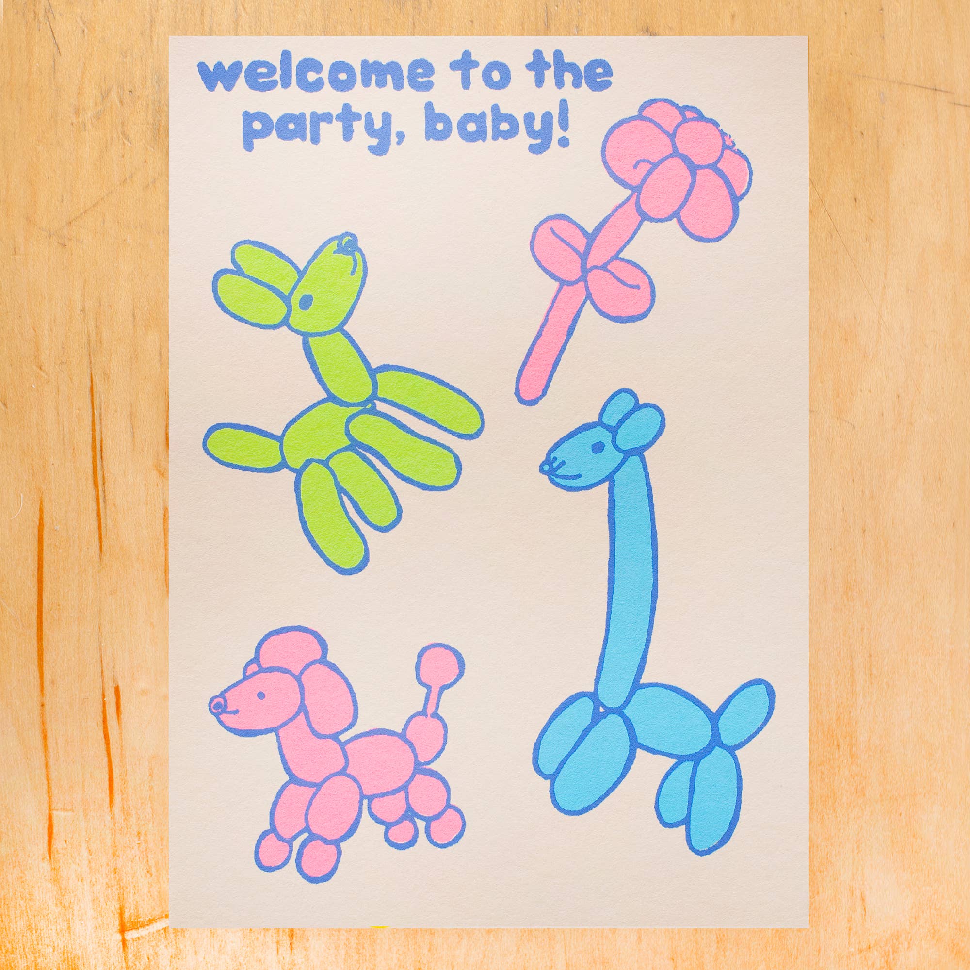 Welcome to the Party Card