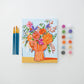 Bright Wildflower Bouquet Mini Paint by Numbers Kit