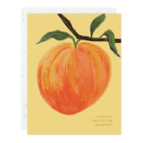Peach Thank You Card