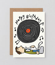 Happy Birthday Vinyl Card