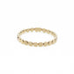 Coin Hammered Disc Ring - 14k Gold Filled