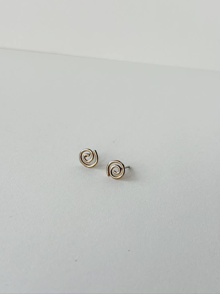 Spiral Charm Earrings
