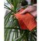 Rust and Sky Blue Swedish Dishcloths - Set of 2