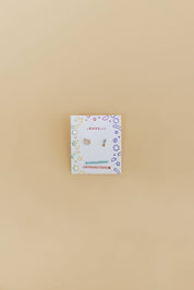 Artist Palette Enamel Flat Back Earrings