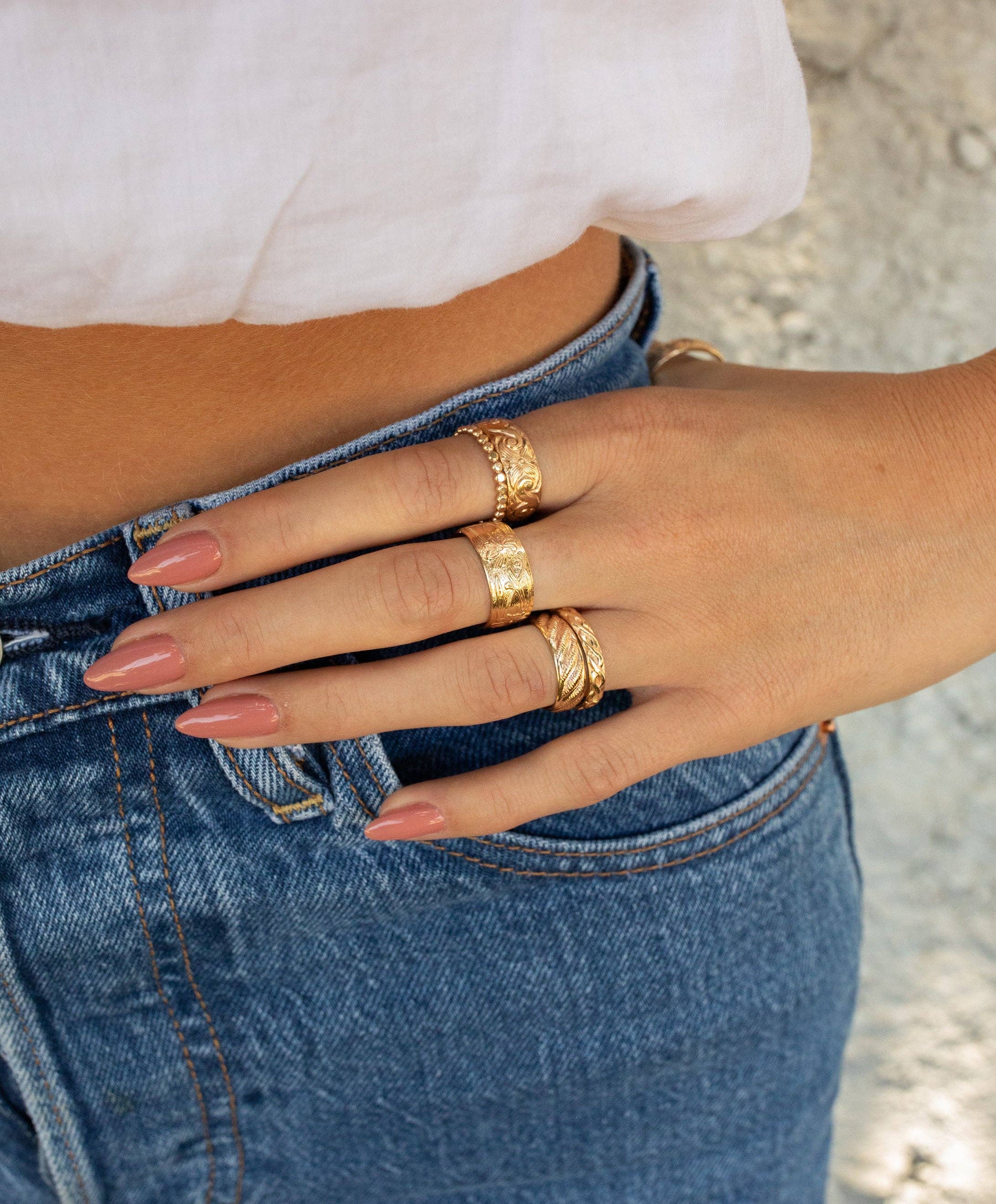 Ribbon Ring - Gold Filled