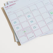 Monthly Desk Planner Notepad