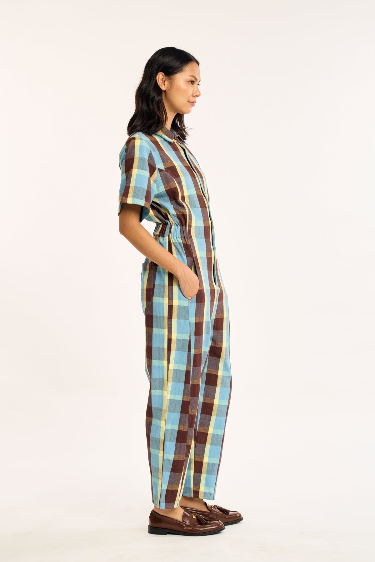 Studio Jumpsuit - Cedar Chex