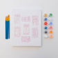 Matches Mini Paint by Numbers Kit