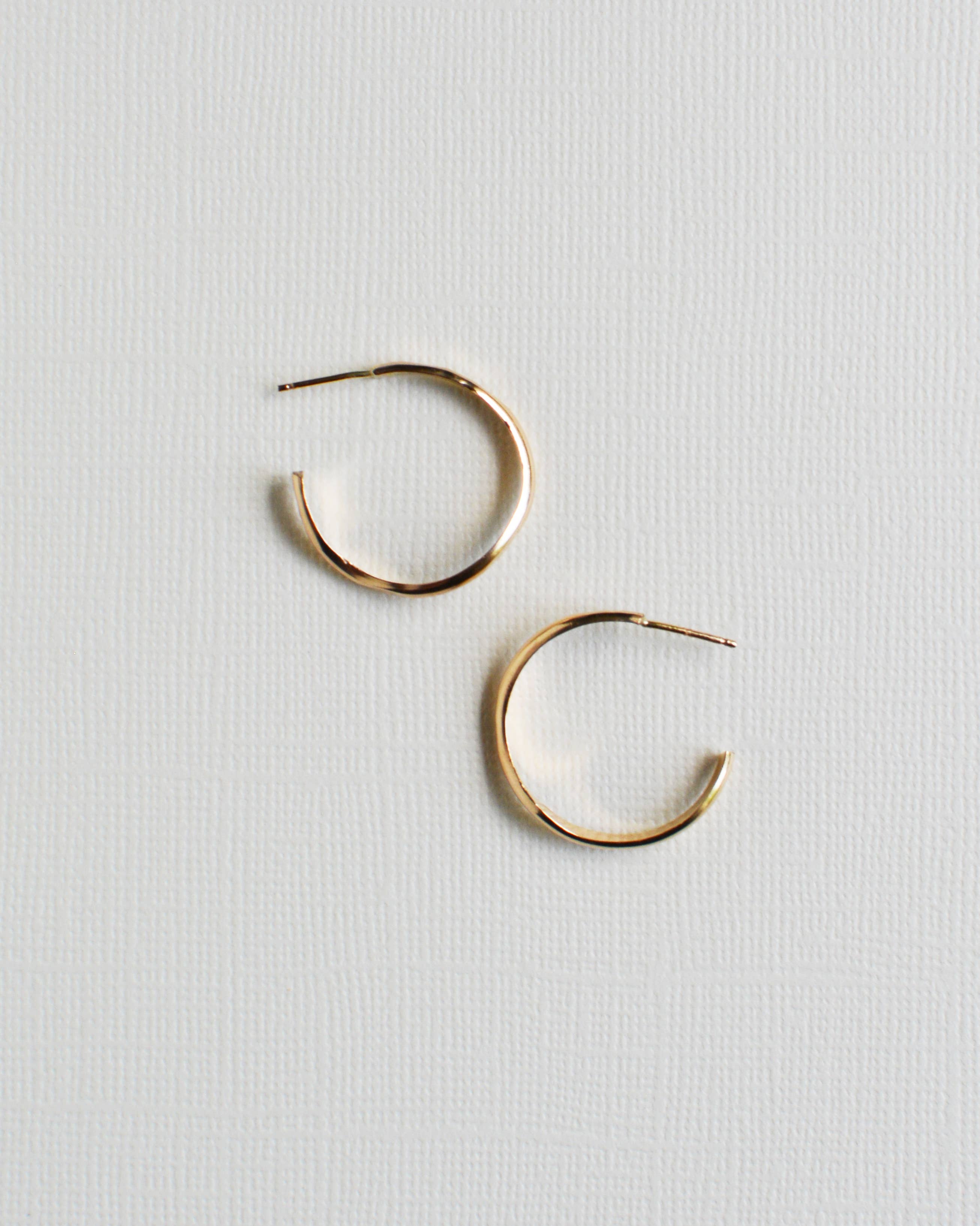 Gold Heli Hoops