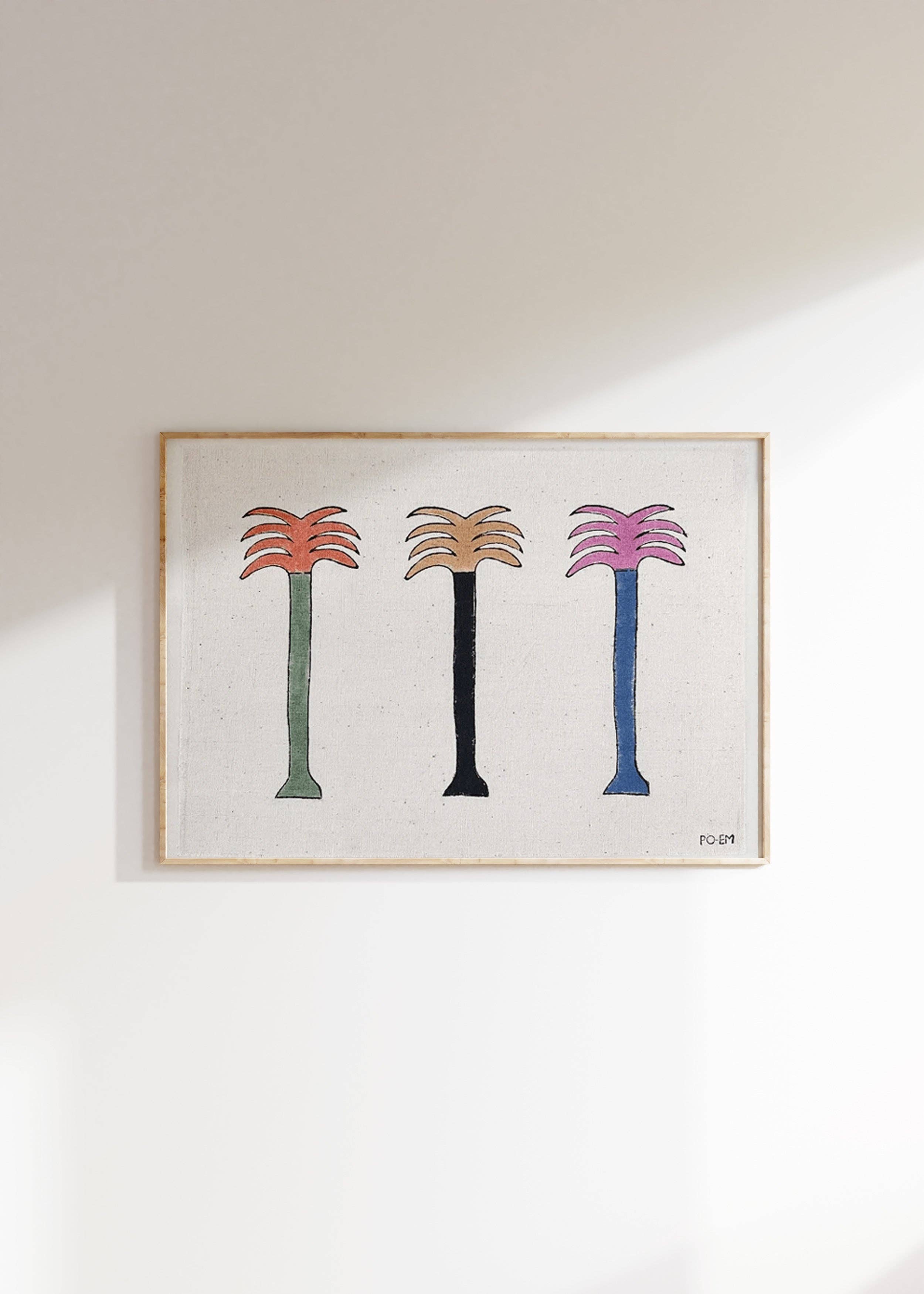 Palma Trio Block Art Print
