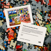Happy Home Illustrated 500-piece Jigsaw Puzzle