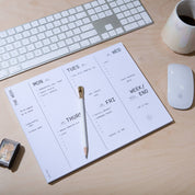 Large Weekly Desk Planner Notepad