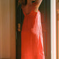 Organic Gauze Dress - Cherry