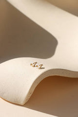 Mother of Pearl Flower Studs