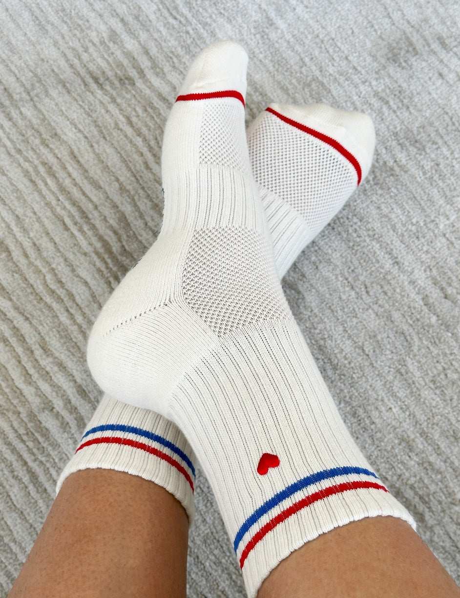 Embroidered Boyfriend socks