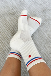 Embroidered Boyfriend socks