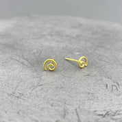 Minimal Baby Spiral Studs