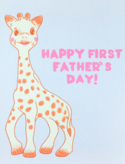 First Father's Day Greeting Card