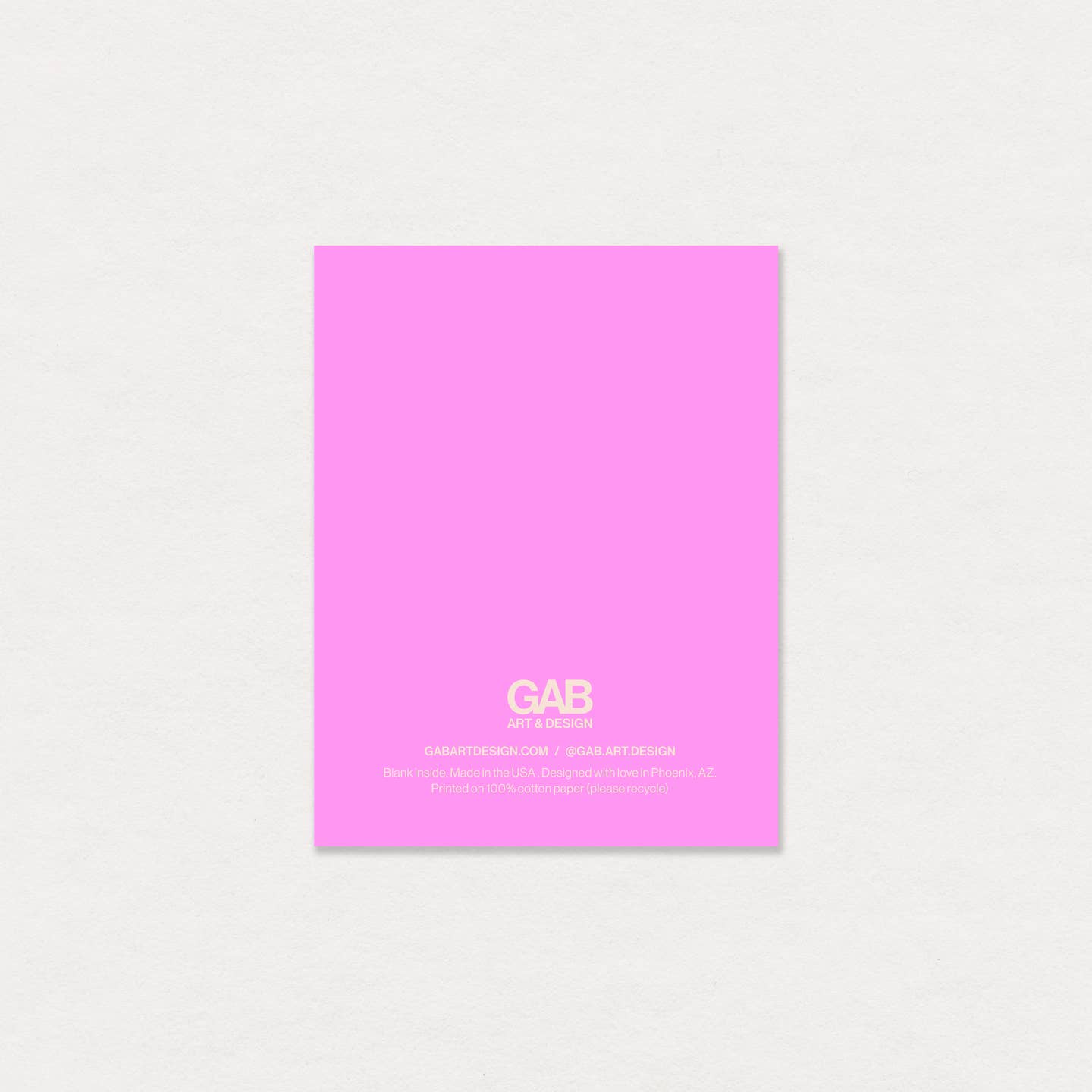 Pink Birthday Cake Card