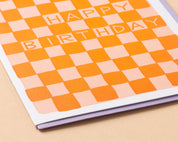 Checker Birthday Card