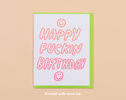 Happy Fuckin’ Birthday Card
